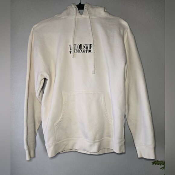 Taylor Swift The Eras Tour Official Hoodie – Size Medium, Cream - Picture 2 of 7